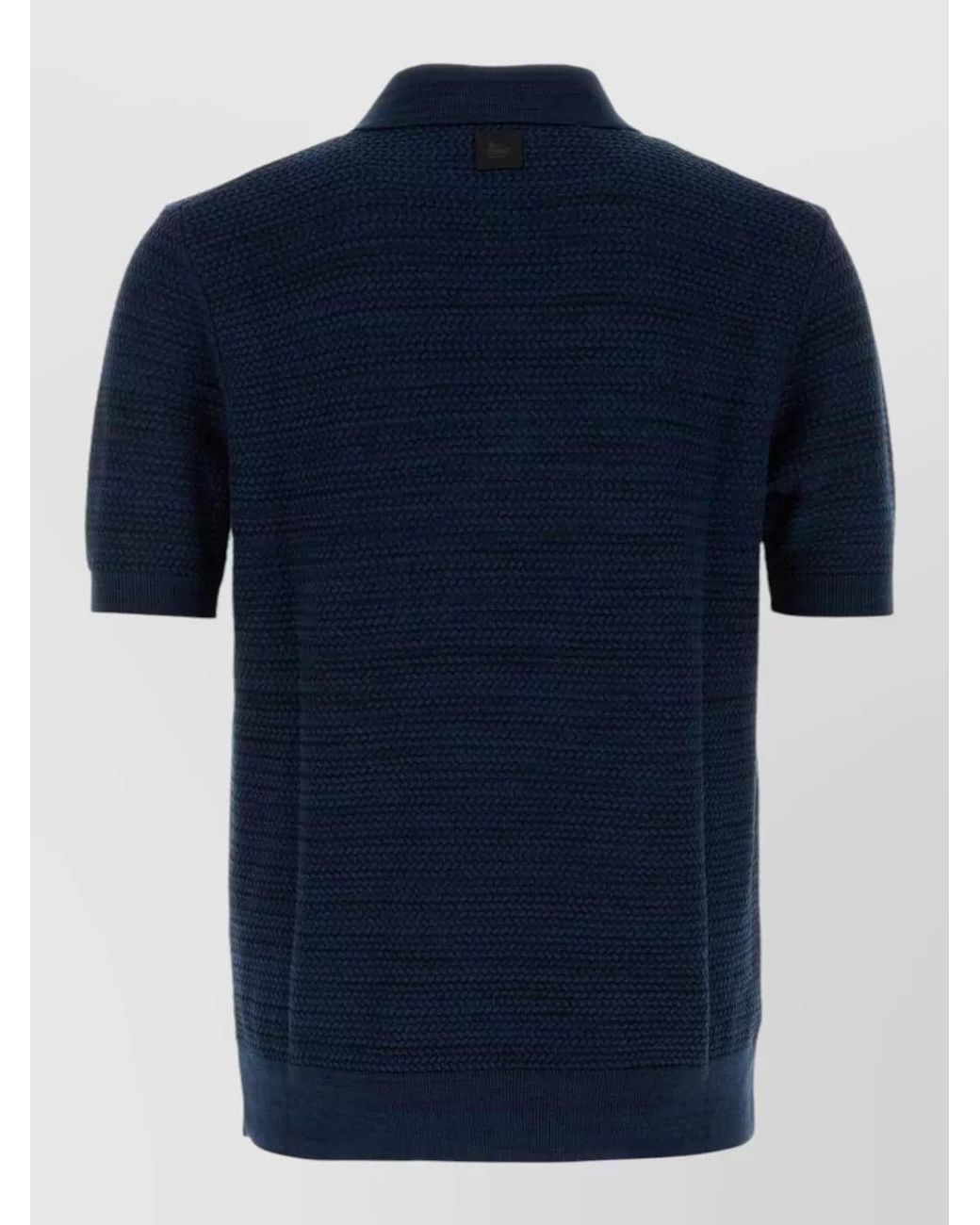 Etro Blue Cotton Polo Shirt for men