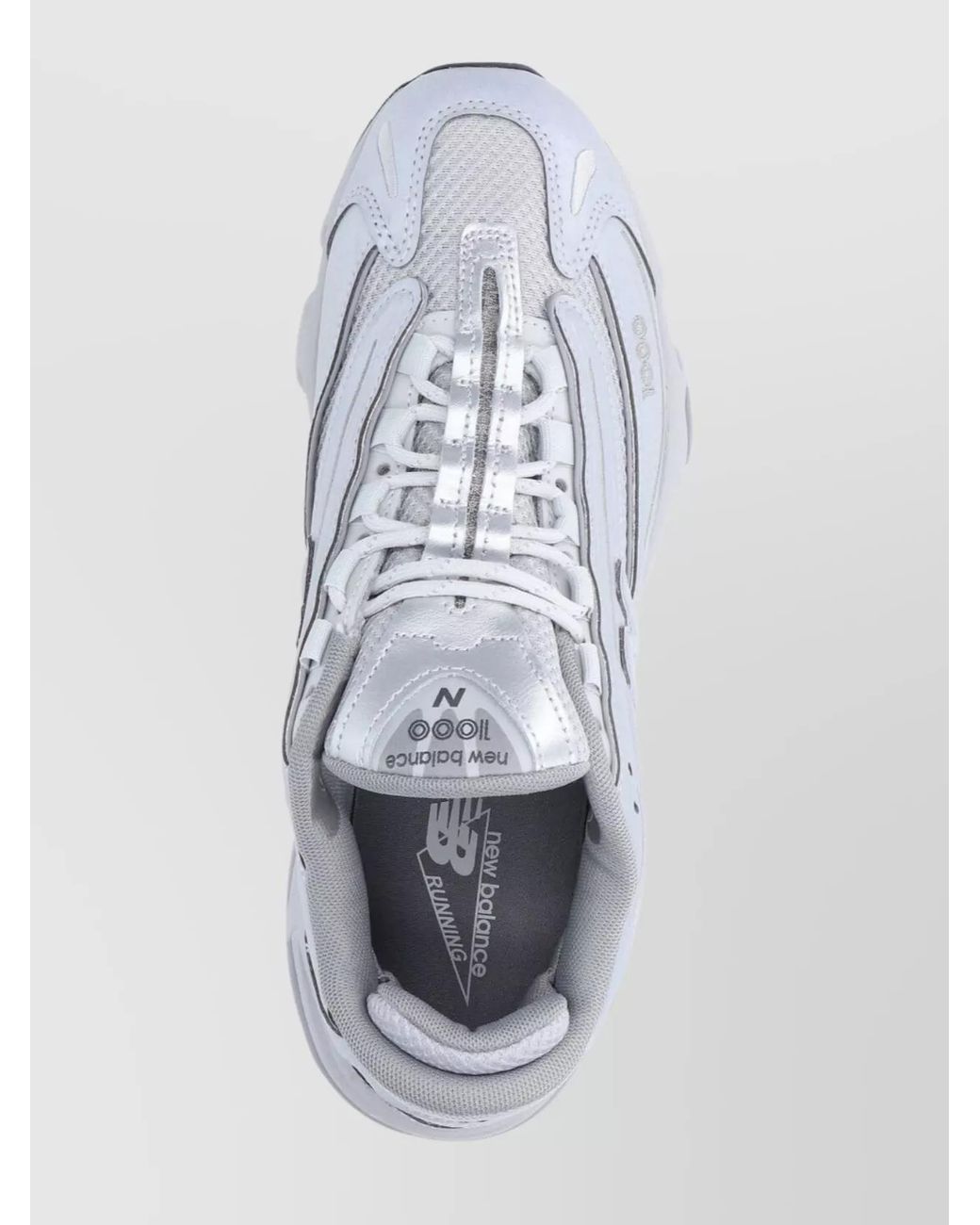 New Balance Gray Low Top Sneakers Mesh Panels