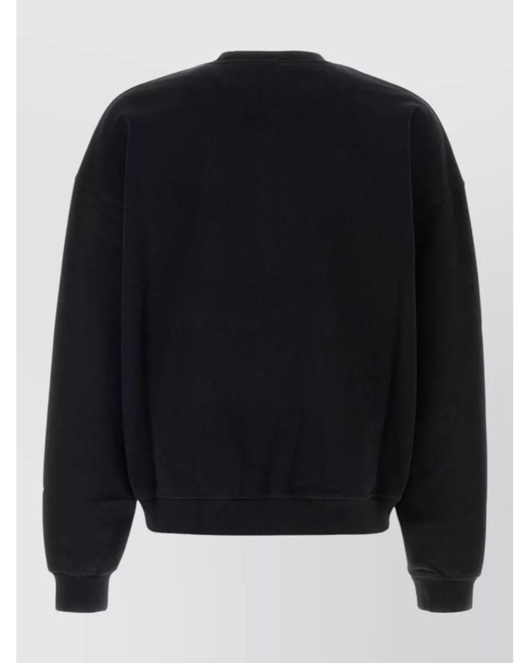 DSquared² Blue Logo-Print Cotton Crew-Neck Sweatshirt for men