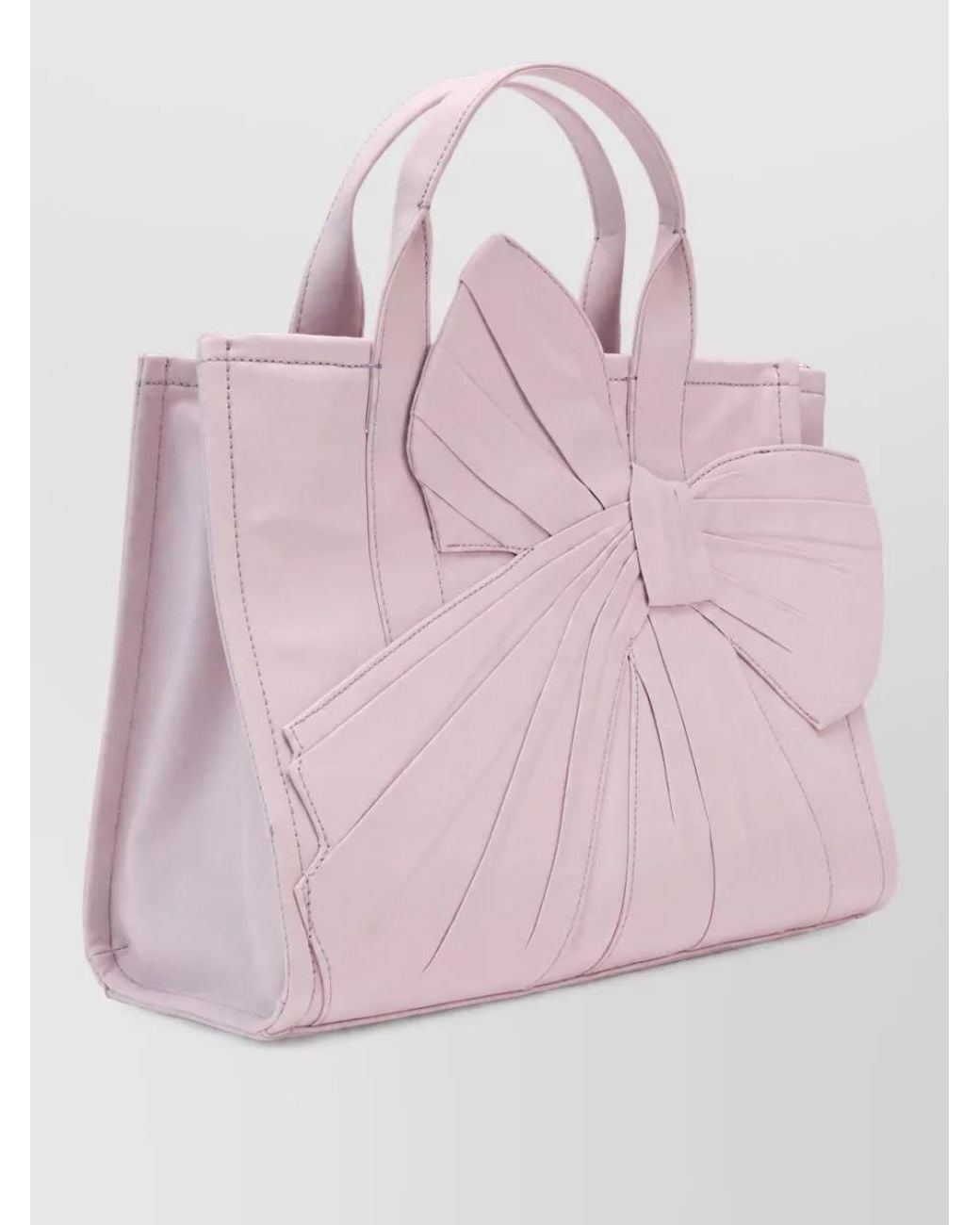 Marc Jacobs Pink The Tote Bag Bow M Cotton Tote Bag