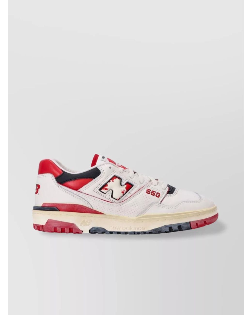 New Balance Pink Leather 550 Sneakers for men