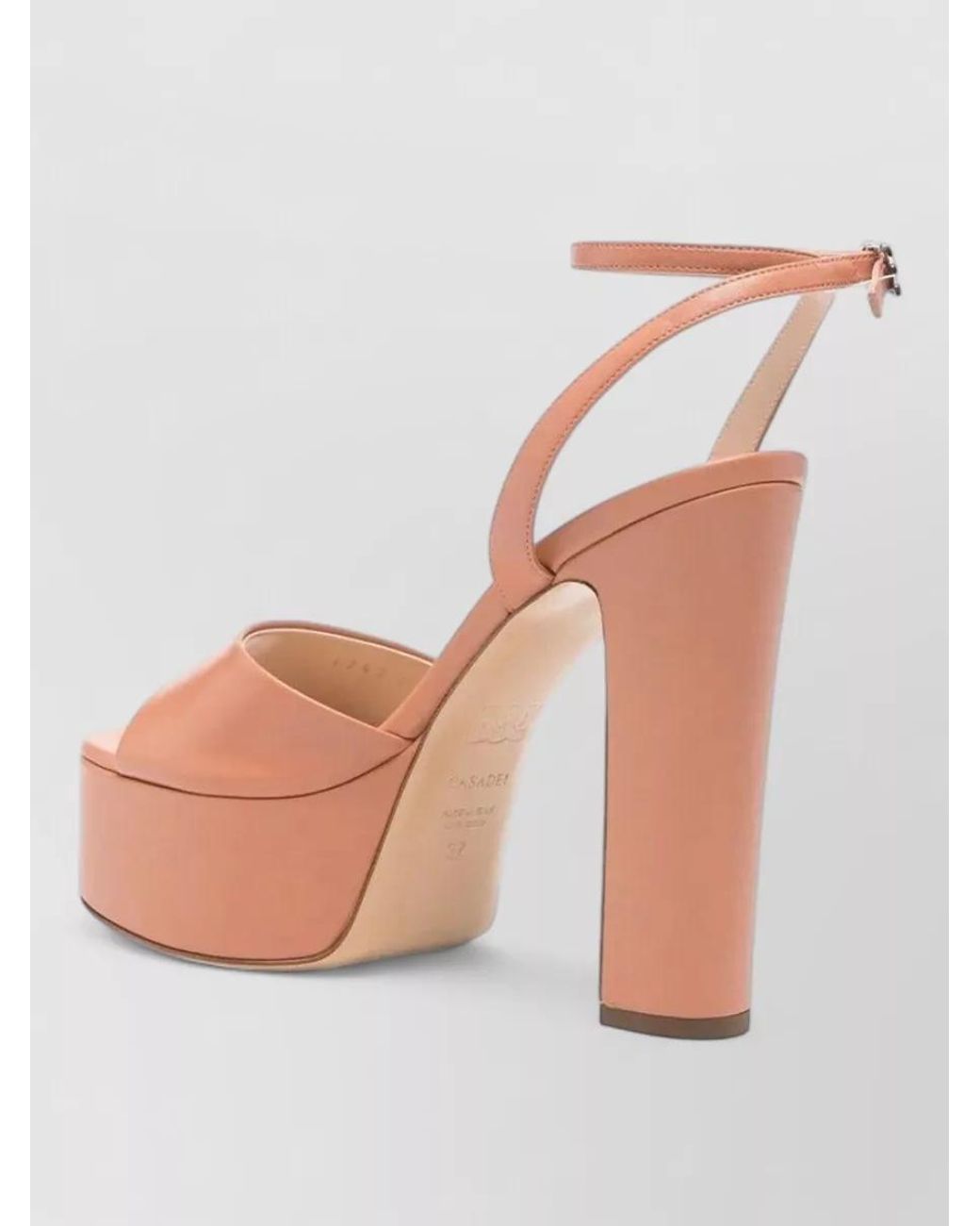 Casadei Pink Leather Sandals