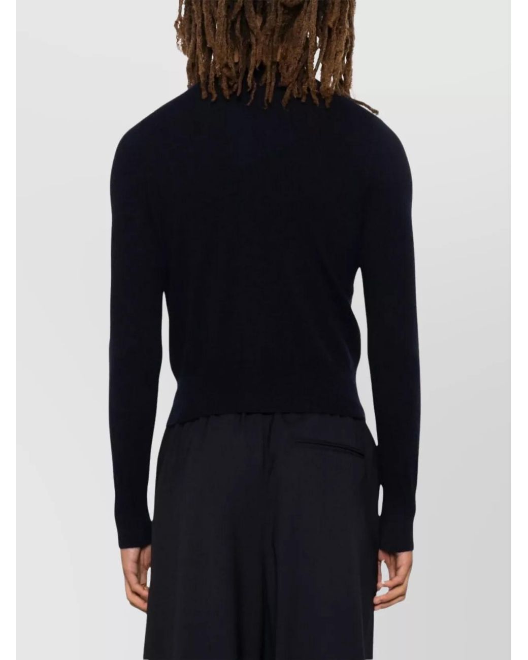 Extreme Cashmere Blue Cashmere Fine-Knit Slim-Fit Crew-Neck Cardigan