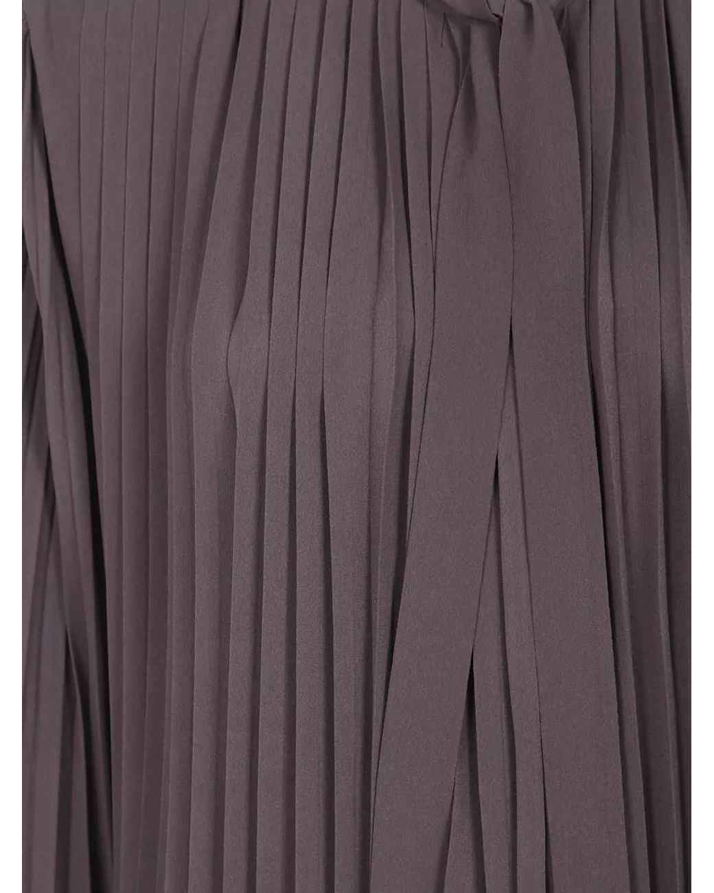 Tom Ford Purple Pleated Blouse