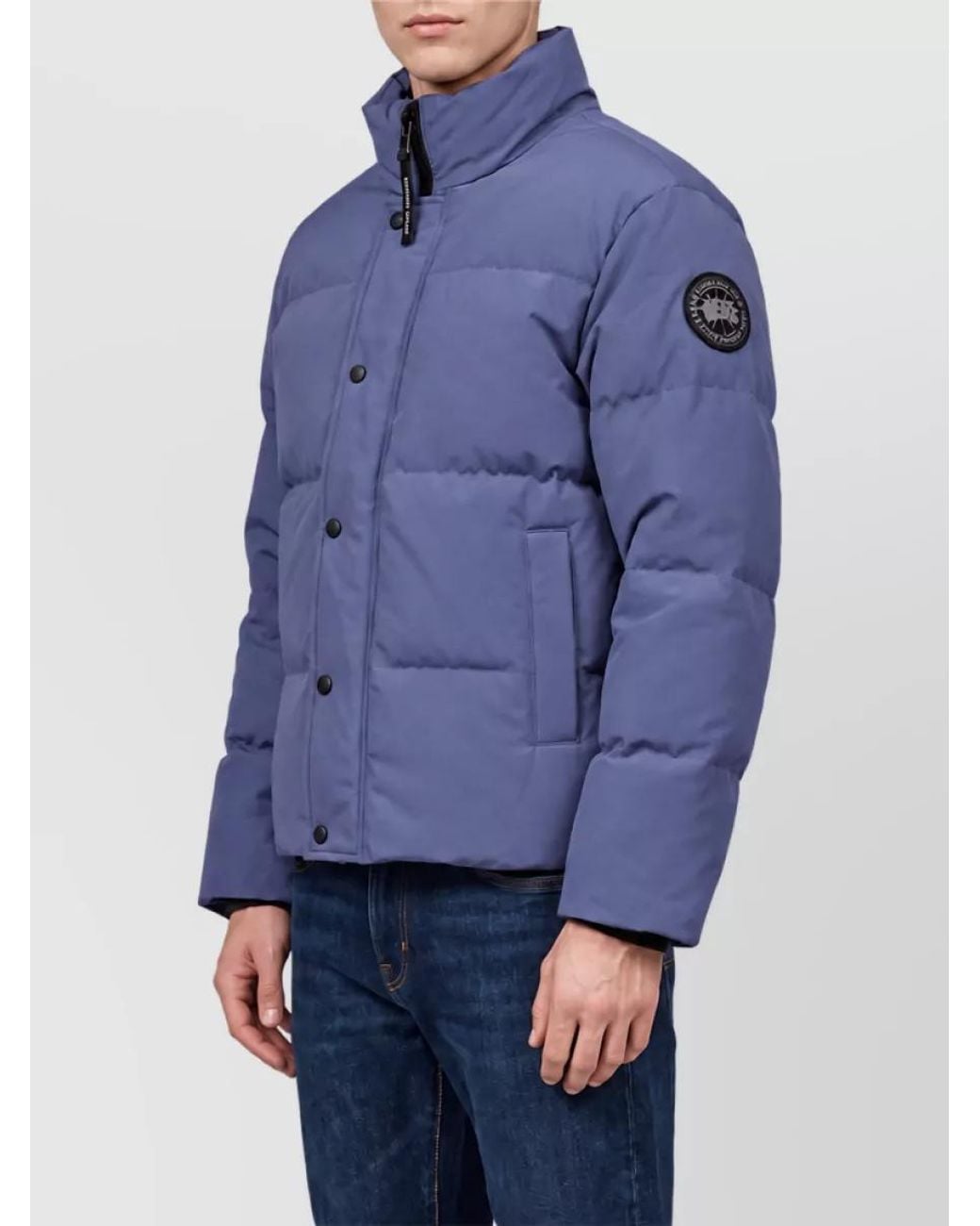 Canada Goose Blue Padded Parka Jacket for men