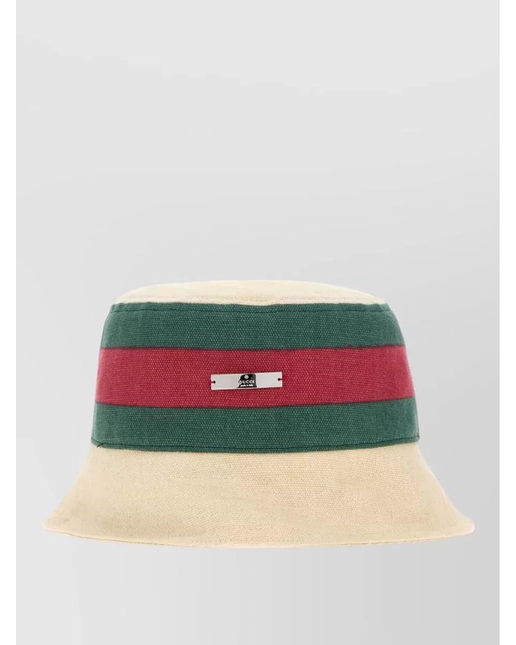 Gucci Multicolor Cotton Canvas Bucket Hat