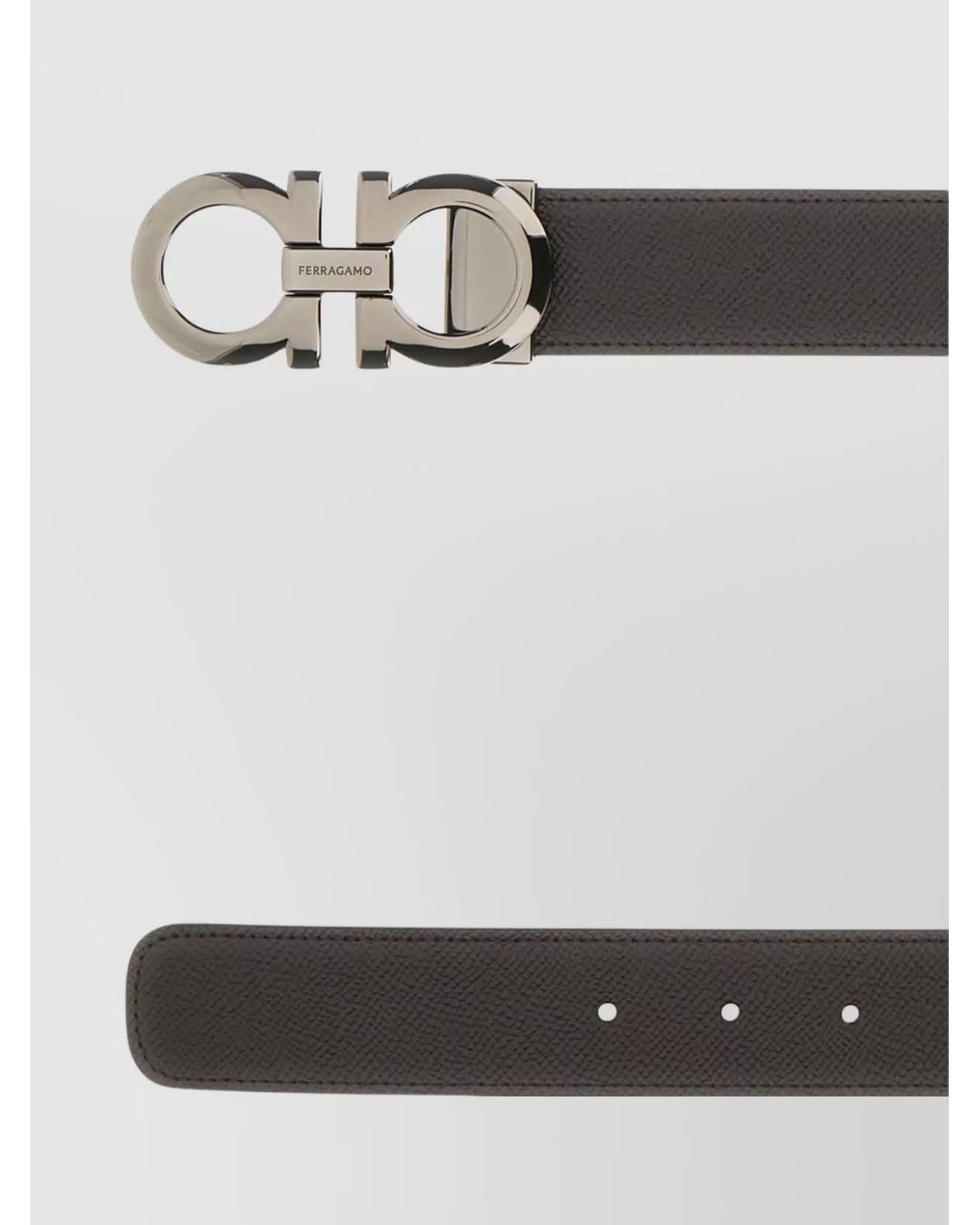 Ferragamo Multicolor Leather Reversible Belt for men