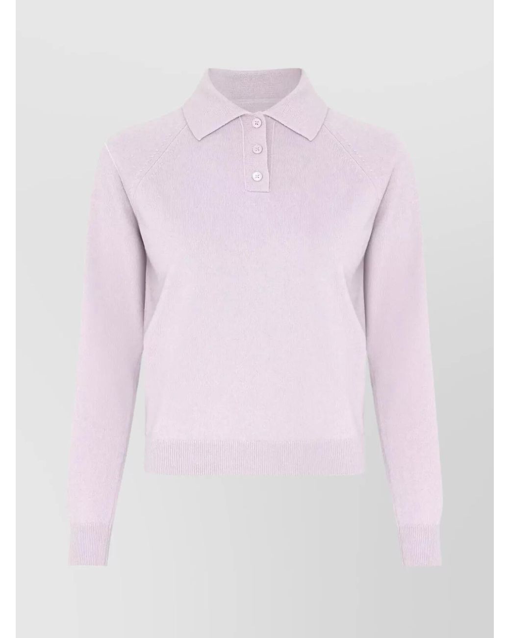 Maison Margiela Pink Virgin Wool Polo Shirt