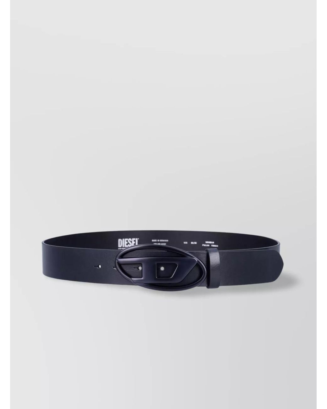 DIESEL Blue Leather Belt for men