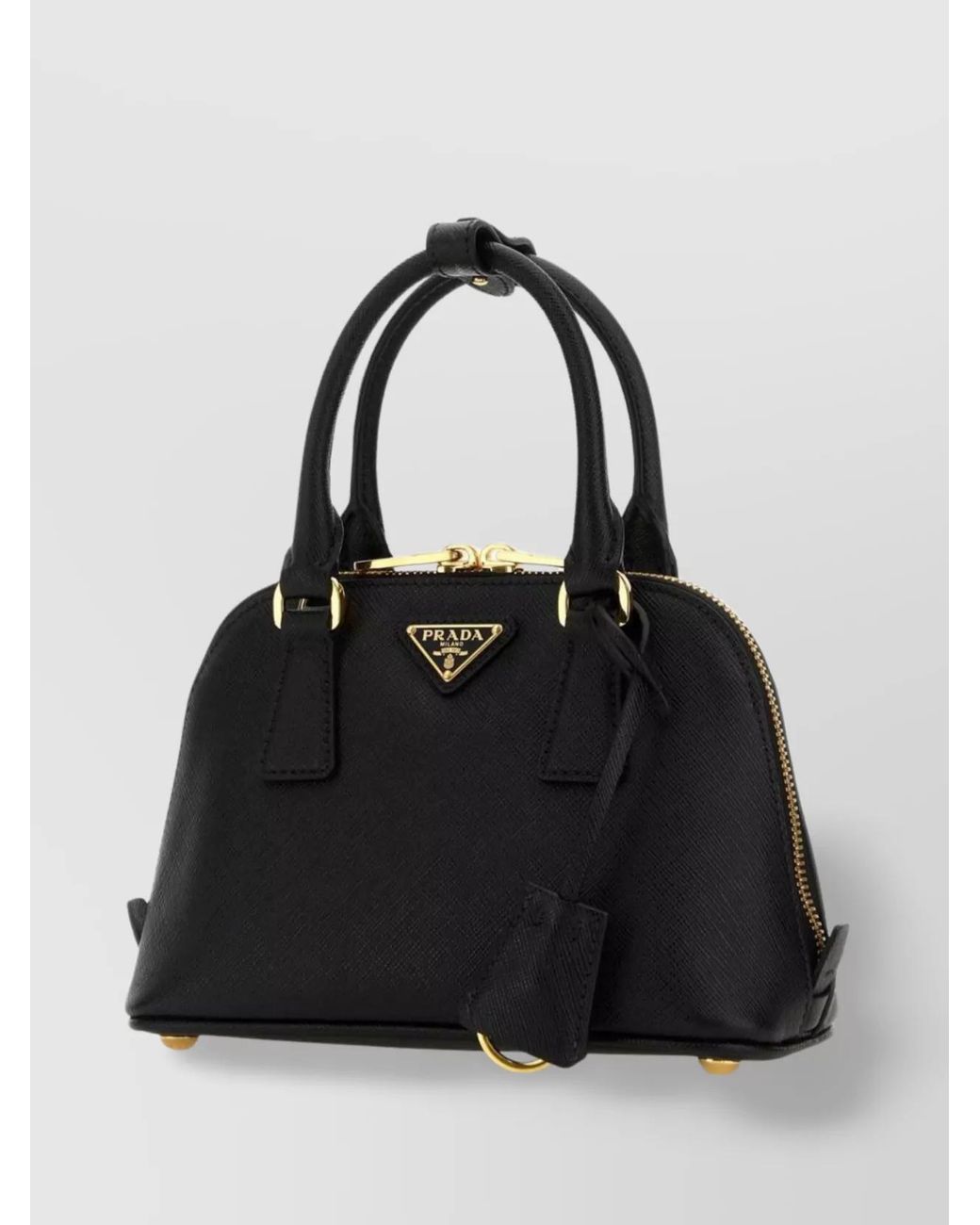 Prada Black Galleria Calf Leather Shoulder Bag