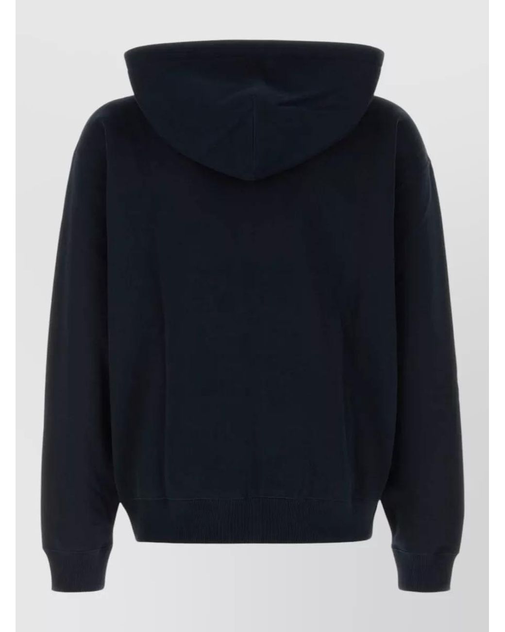 Jil Sander Blue Cotton Hooded Jacket for men
