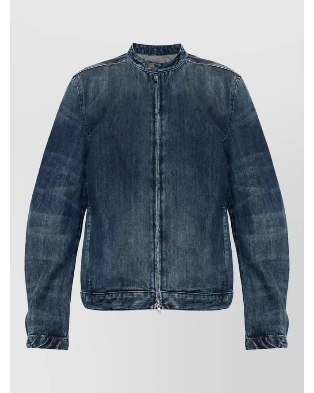 DIESEL Blue Denim Blazer for men