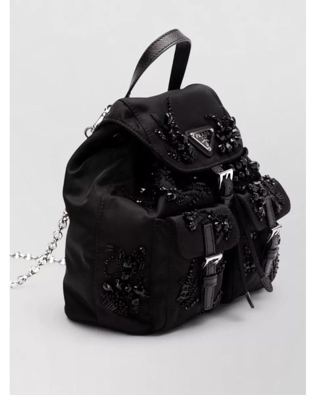 Prada Black Re-Edition Nylon Backpack