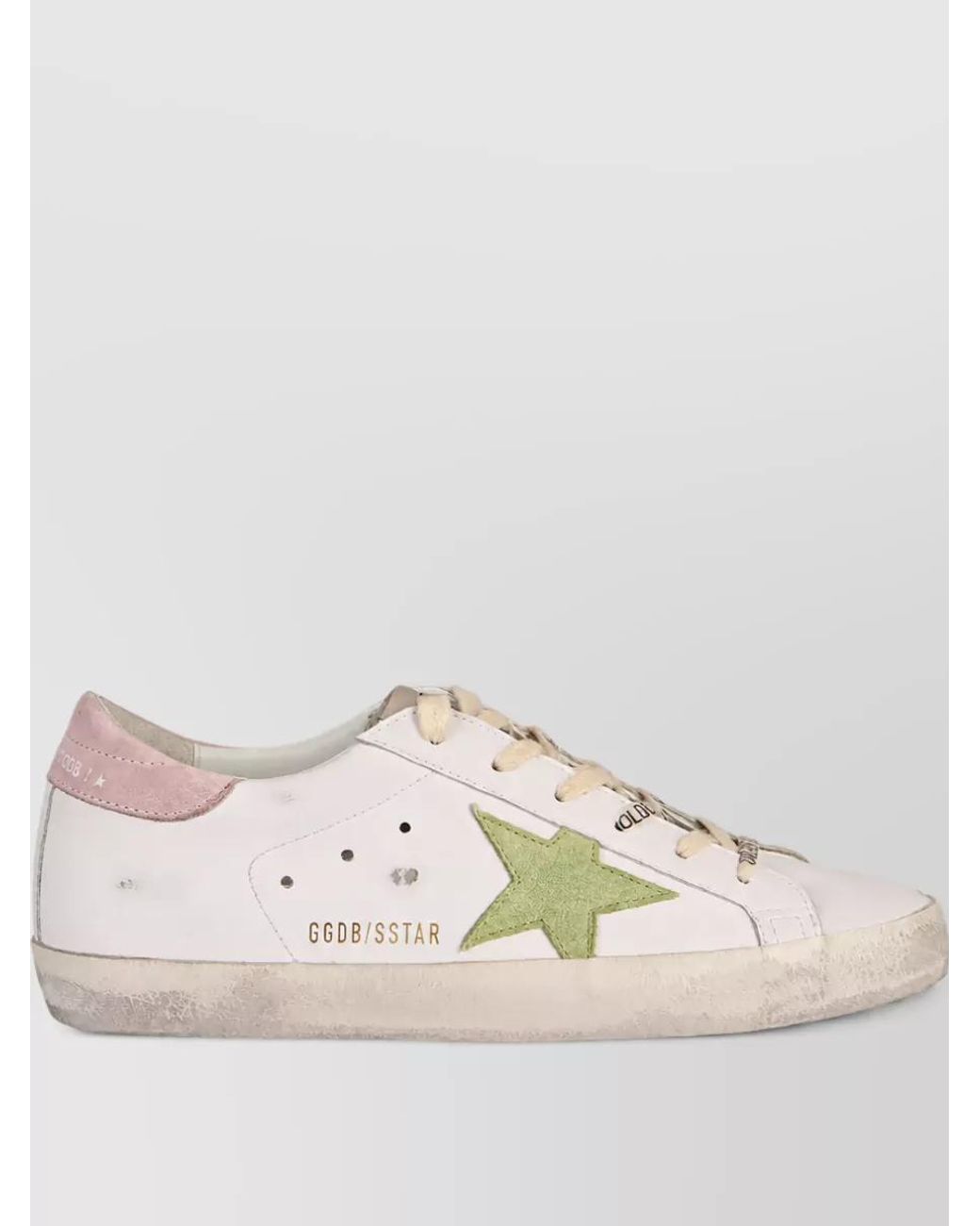 Golden Goose Deluxe Brand Natural Leather Low-Top Sneakers