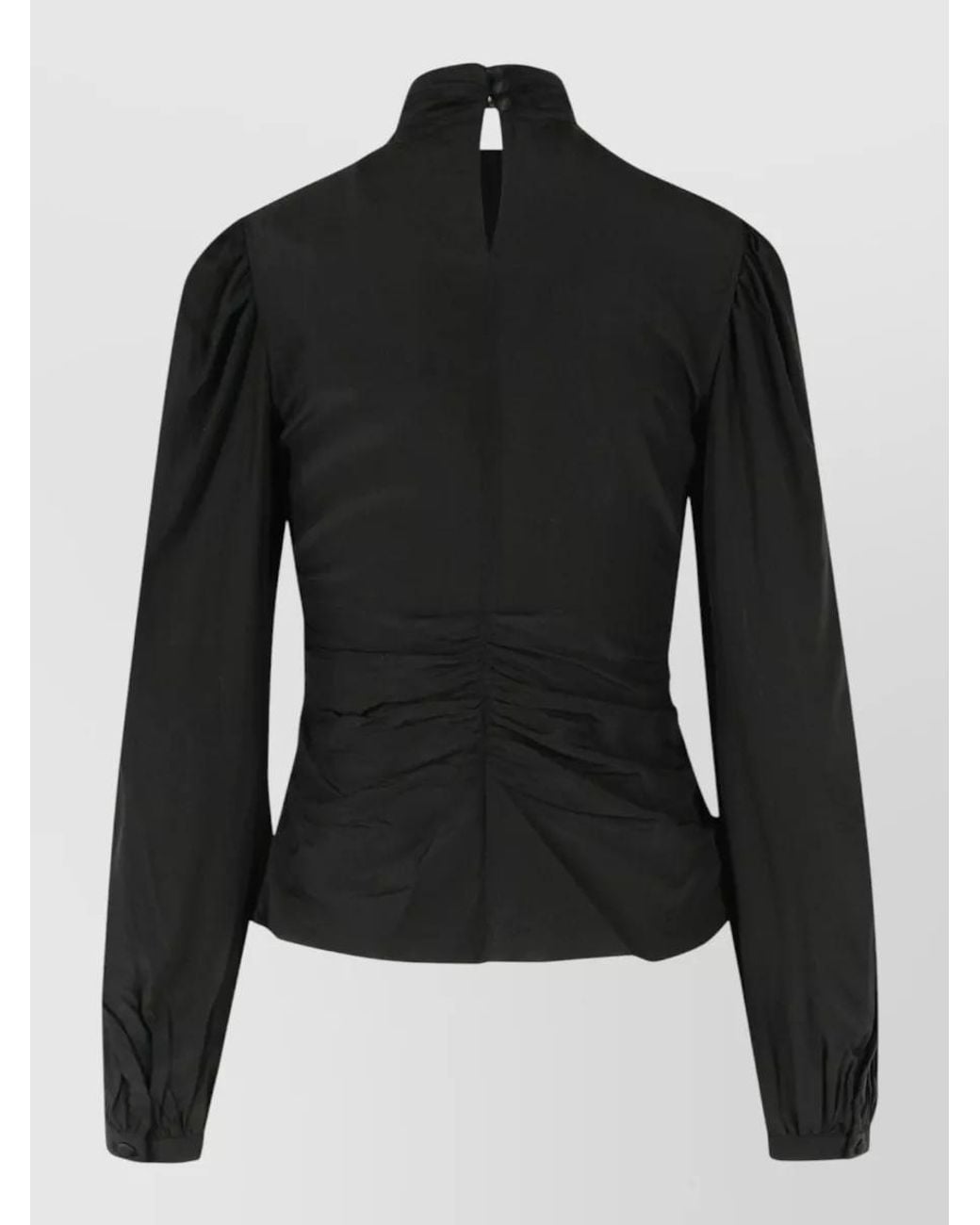 Isabel Marant Black Silk Blouse
