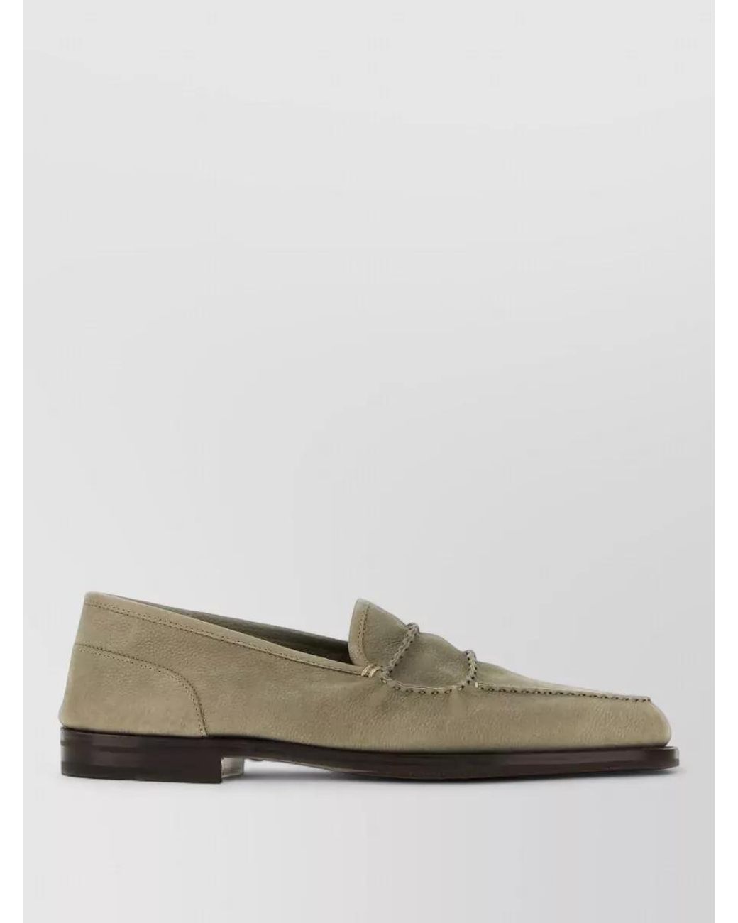John Lobb Multicolor Leather Nubuck Loafers for men