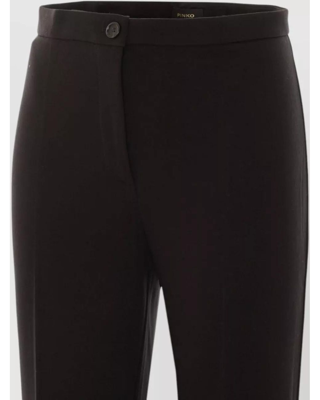 Pinko Black Straight-Leg Trousers