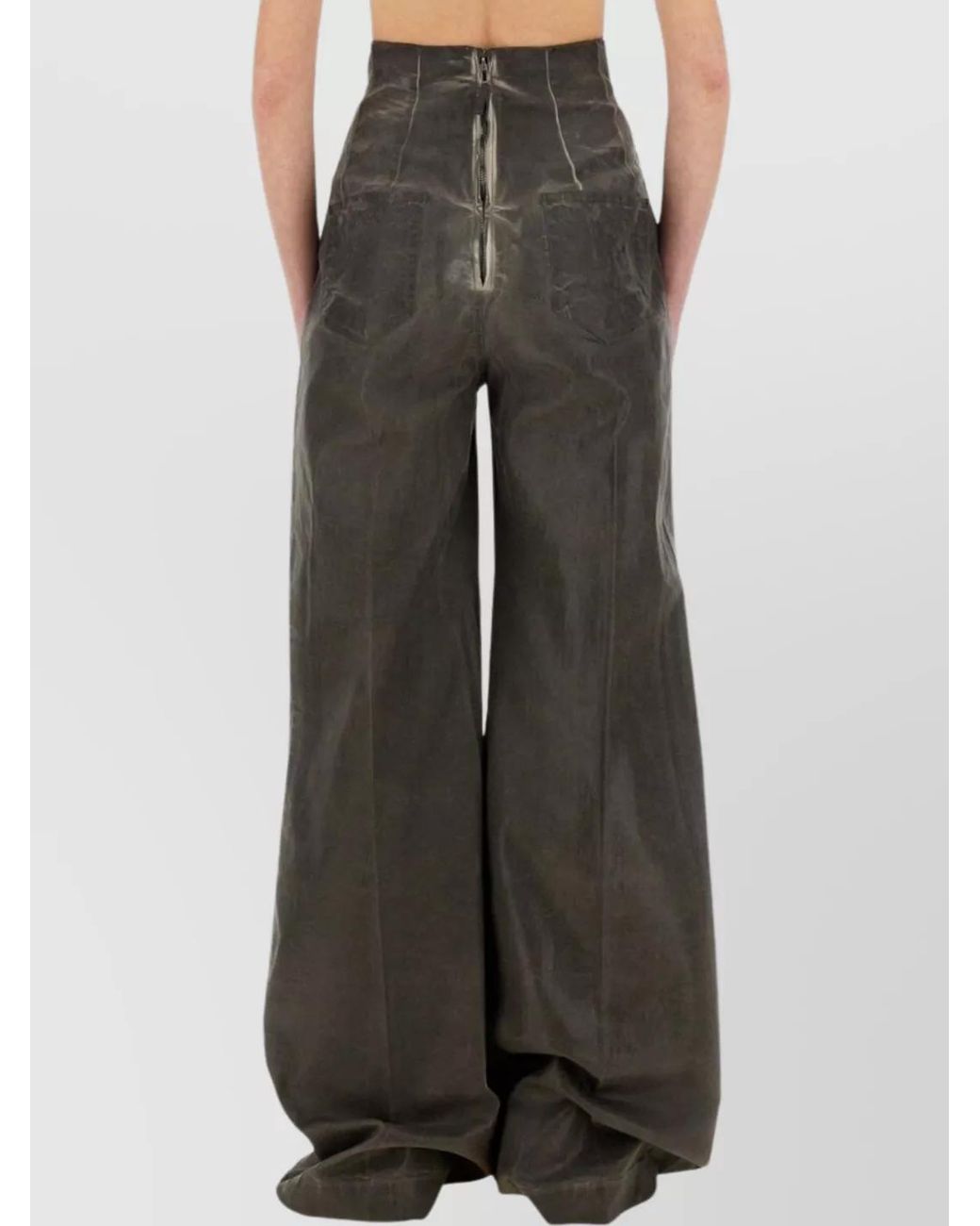 Rick Owens Multicolor Denim Wide-Leg Trousers