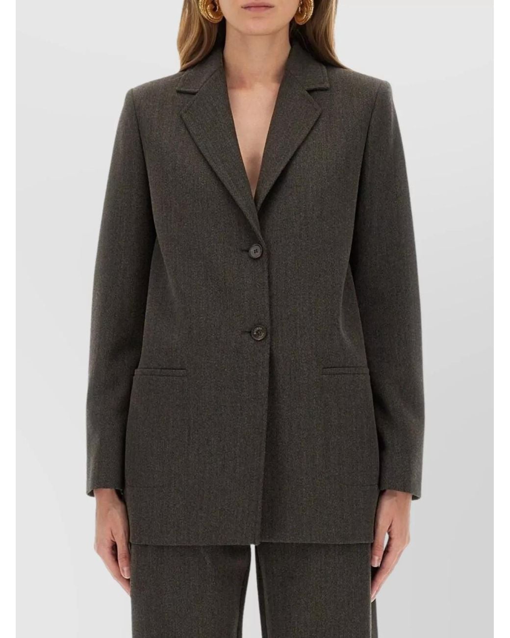 Moschino Gray Wool Blazer