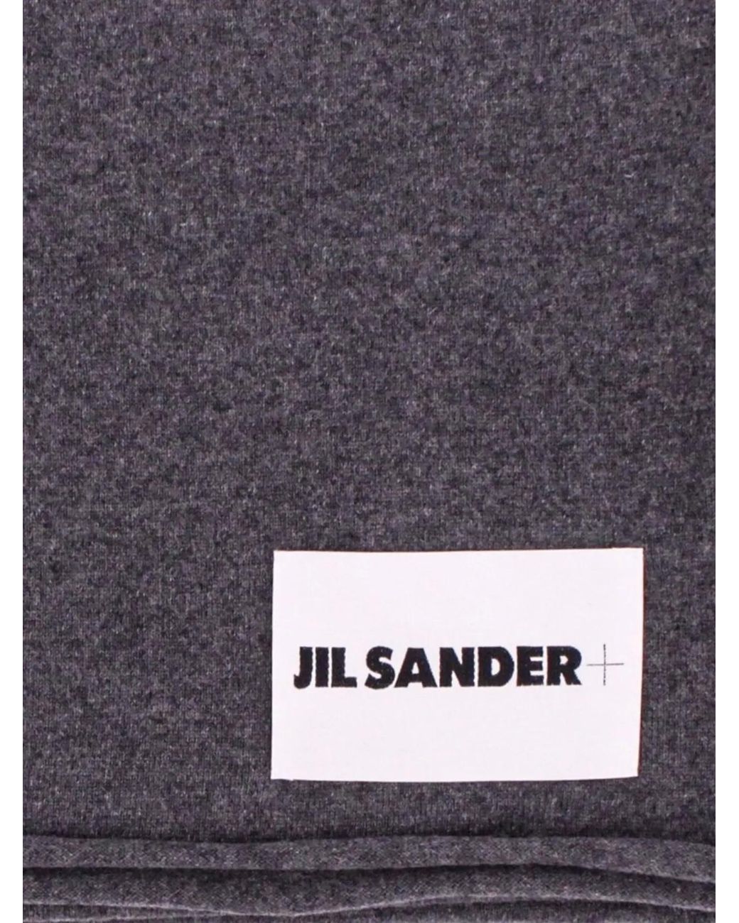 Jil Sander Purple Soft Cashmere Scarf For Winter for men