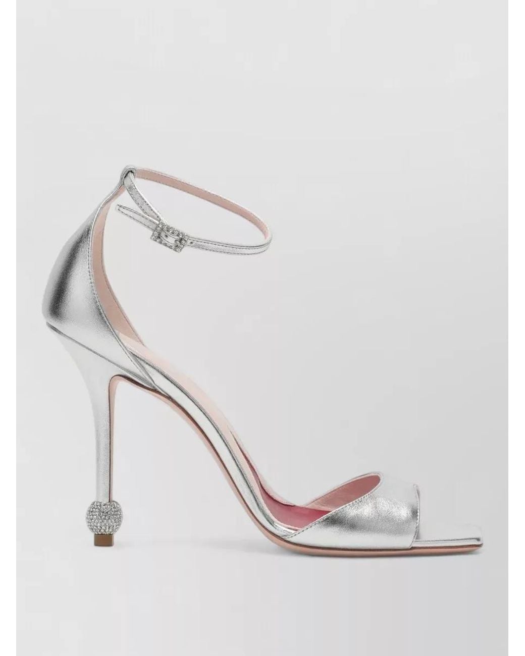 Roger Vivier White Leather Sandals