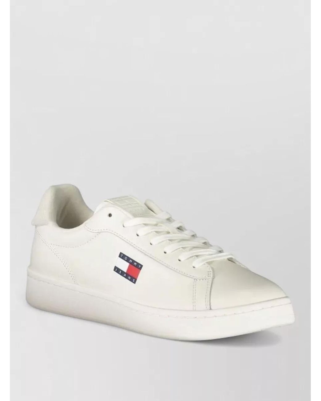 Tommy Hilfiger Natural Leather Low-Top Sneakers for men