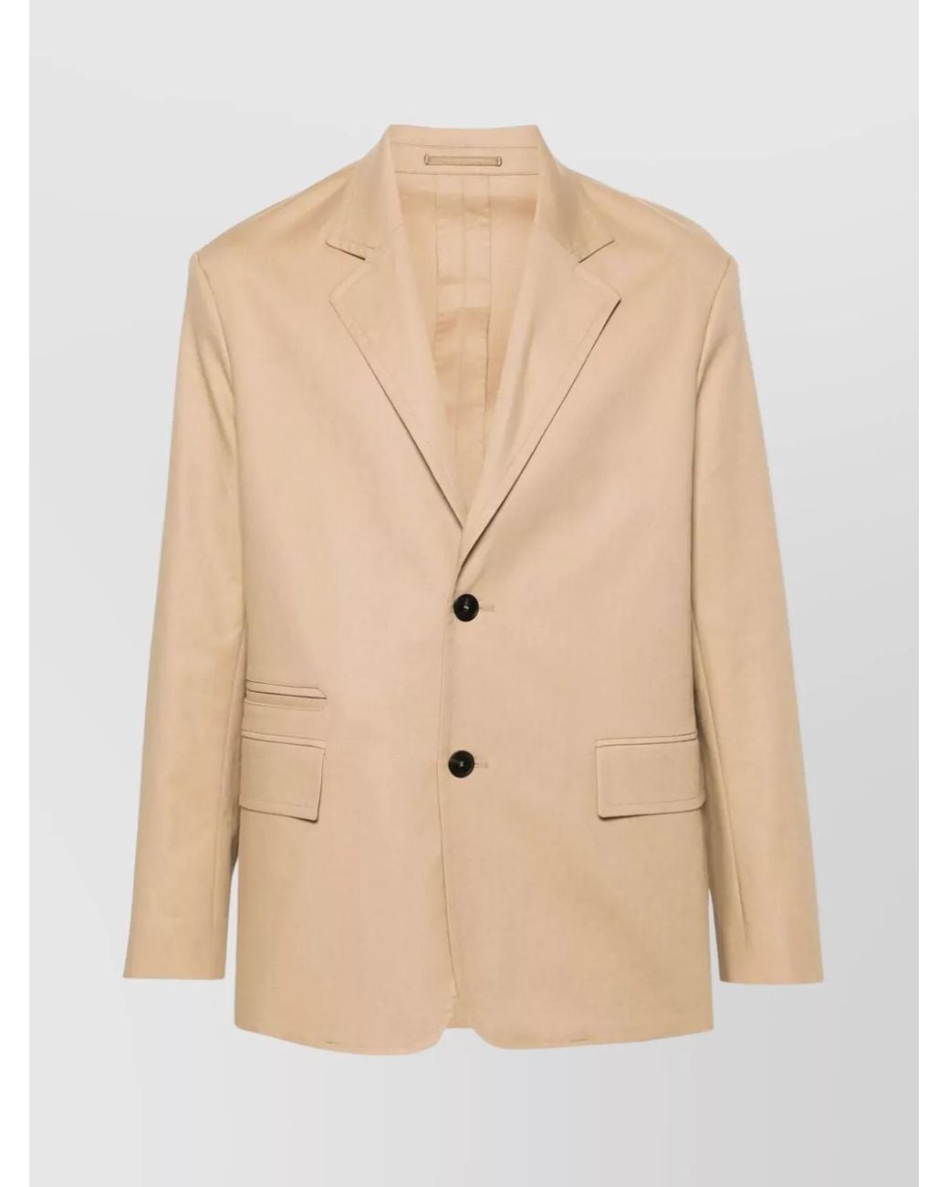 Lanvin Natural Cotton Blazer for men