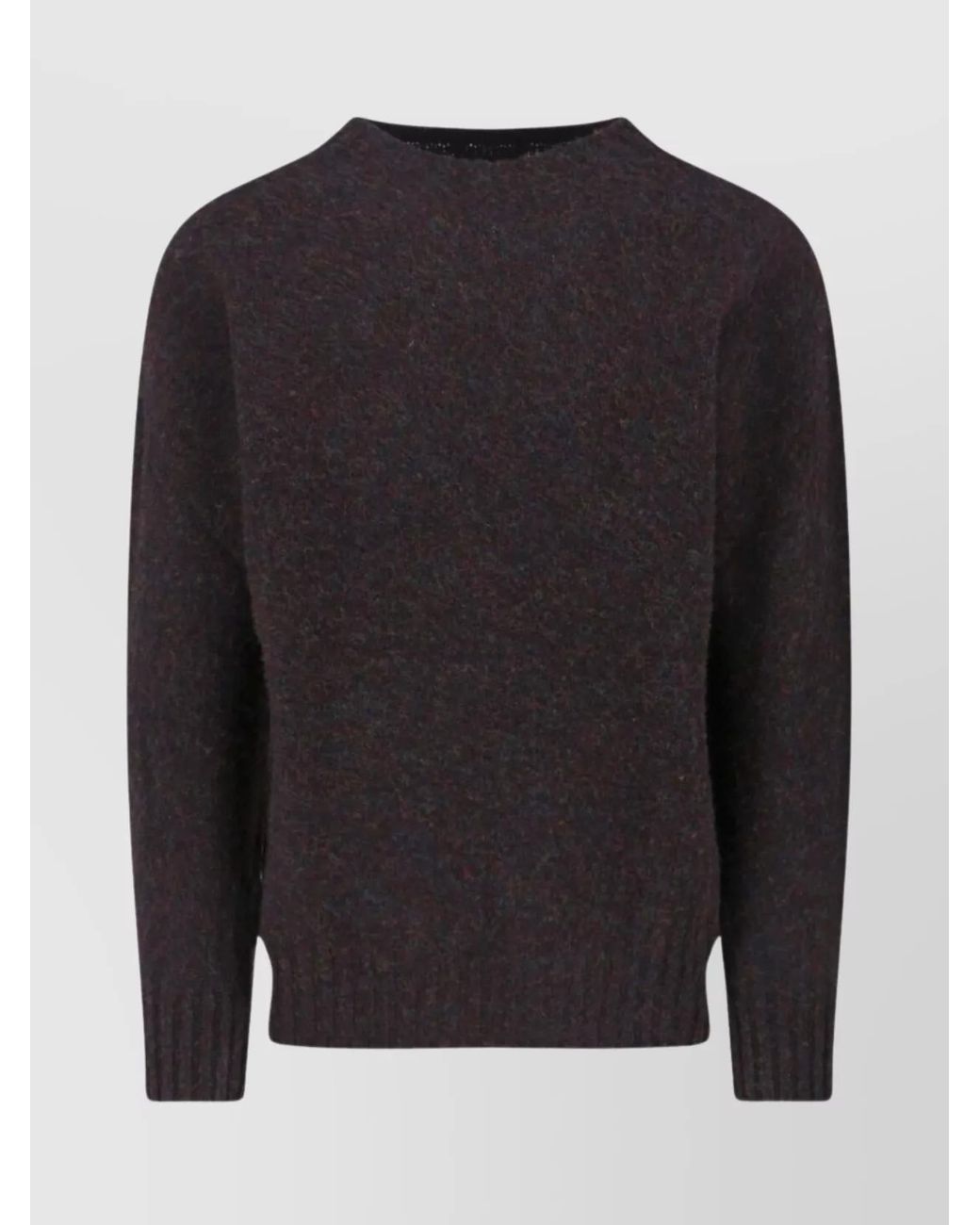 Howlin' By Morrison Black Wool Crewneck Sweater for men