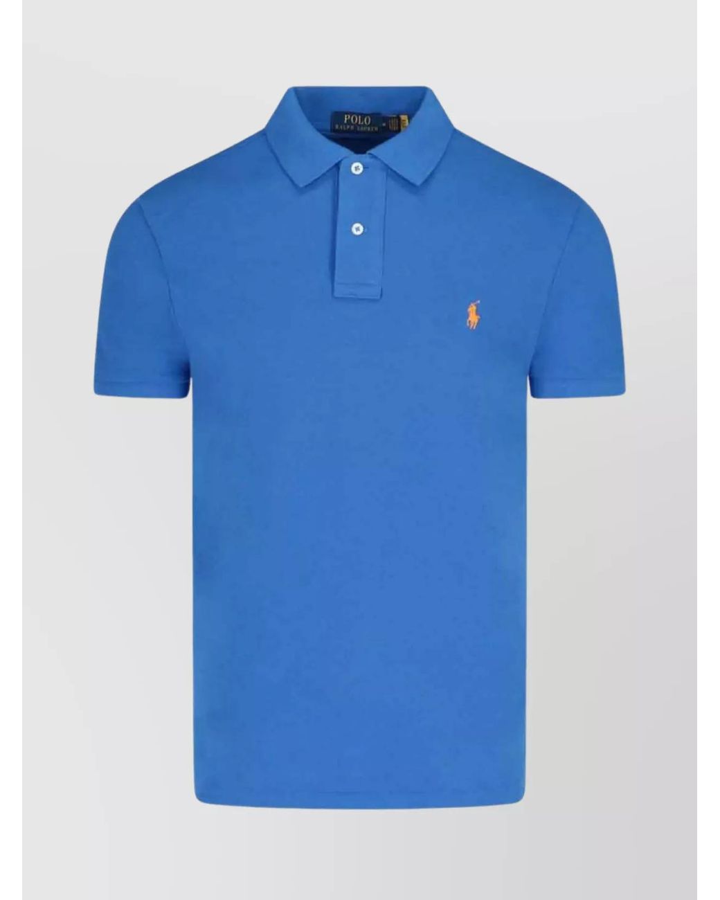 Polo Ralph Lauren Blue Slim-Fit Short-Sleeve Polo Shirt for men