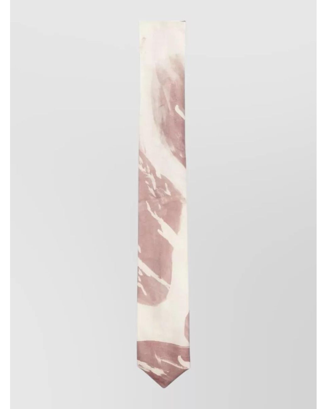 Alysi Pink Silk Printed Tie