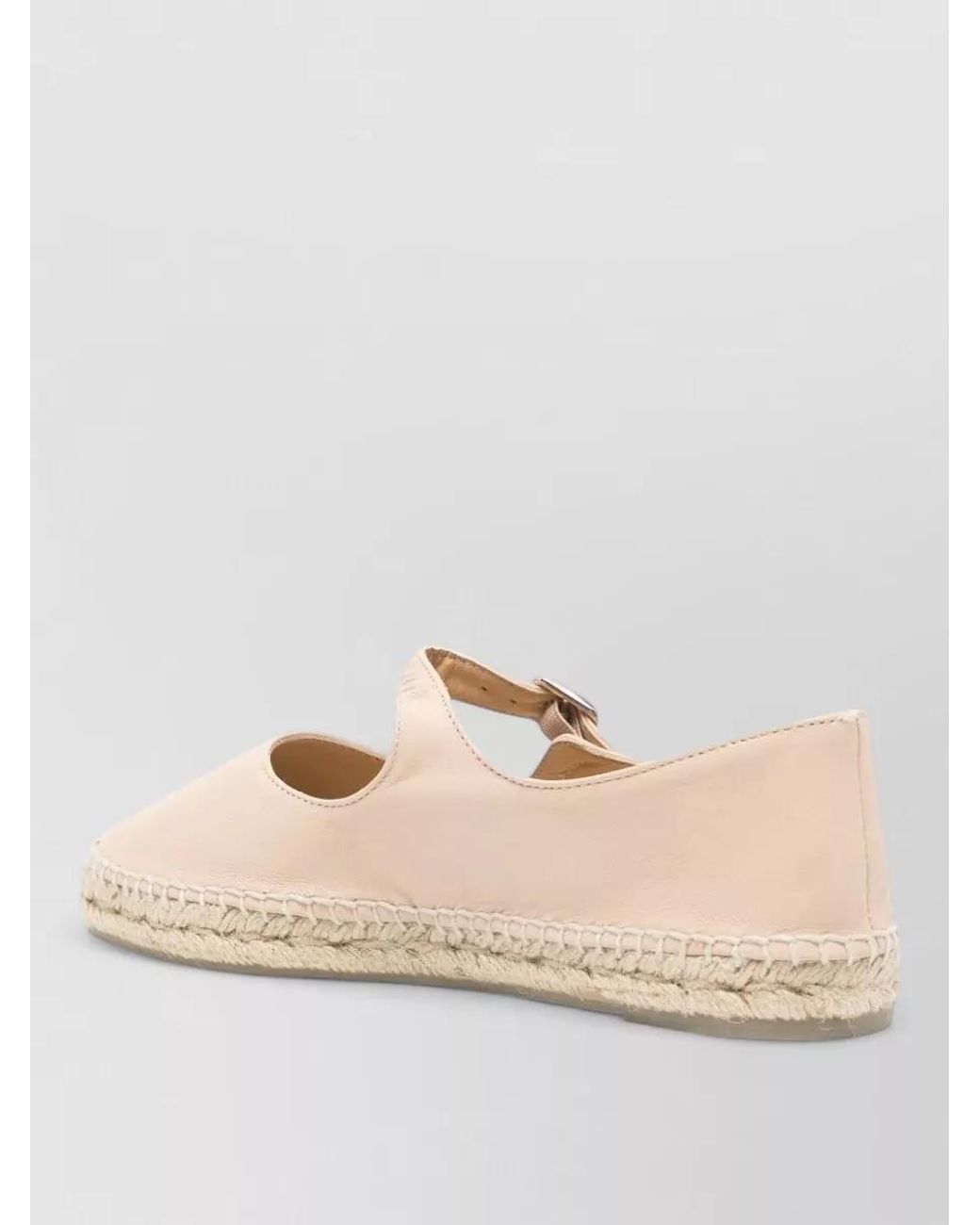 Castaner Natural Leather Ballet Flats