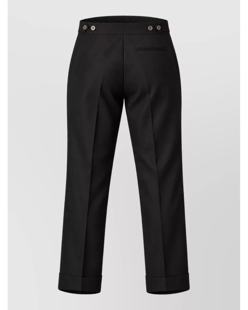 PT Torino Black Tailored Trousers