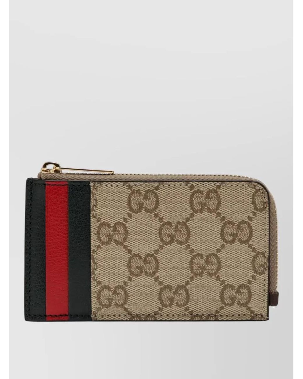 Gucci Multicolor Coated Canvas Cardholder