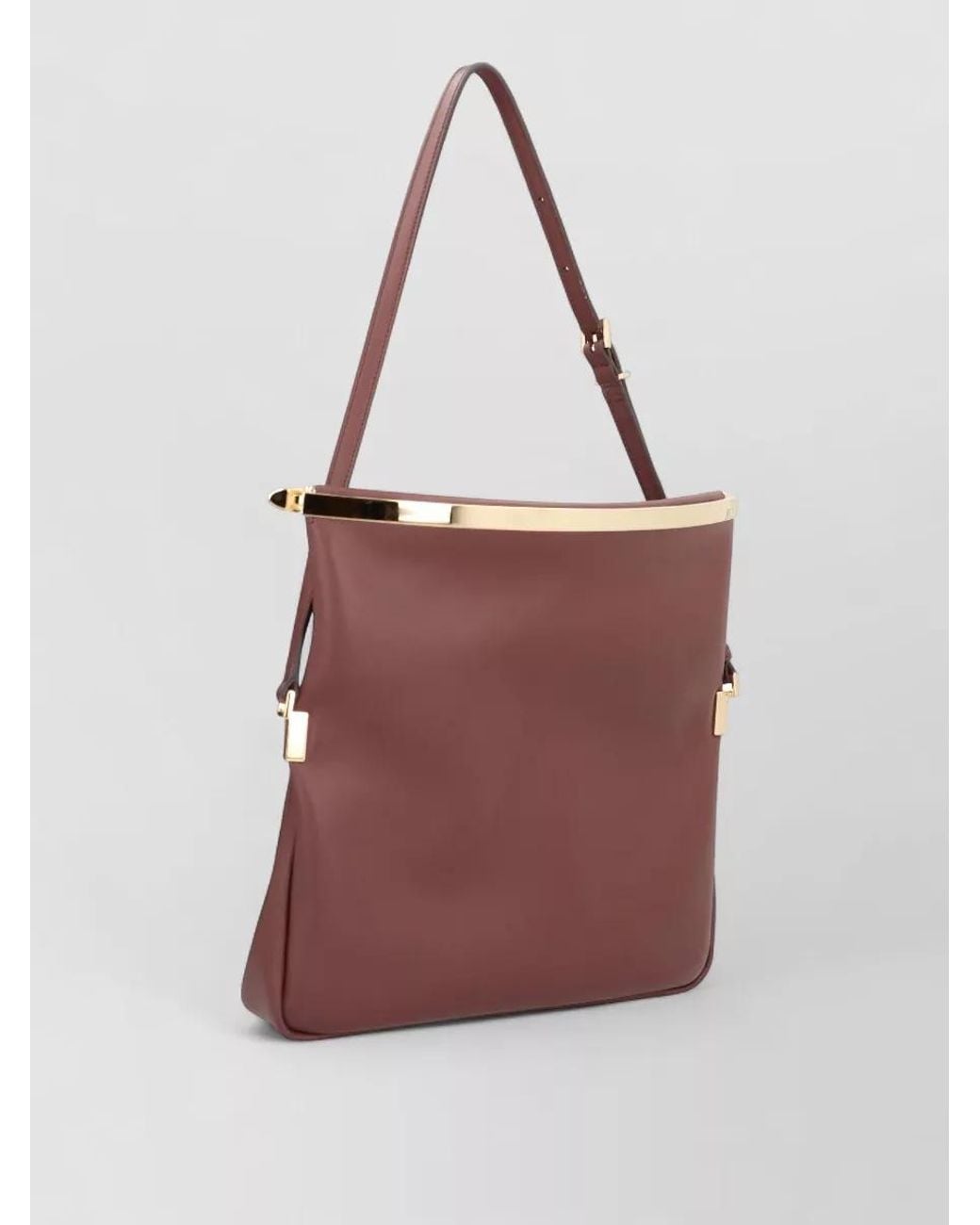 Tod's Red Leather Shoulder Bag
