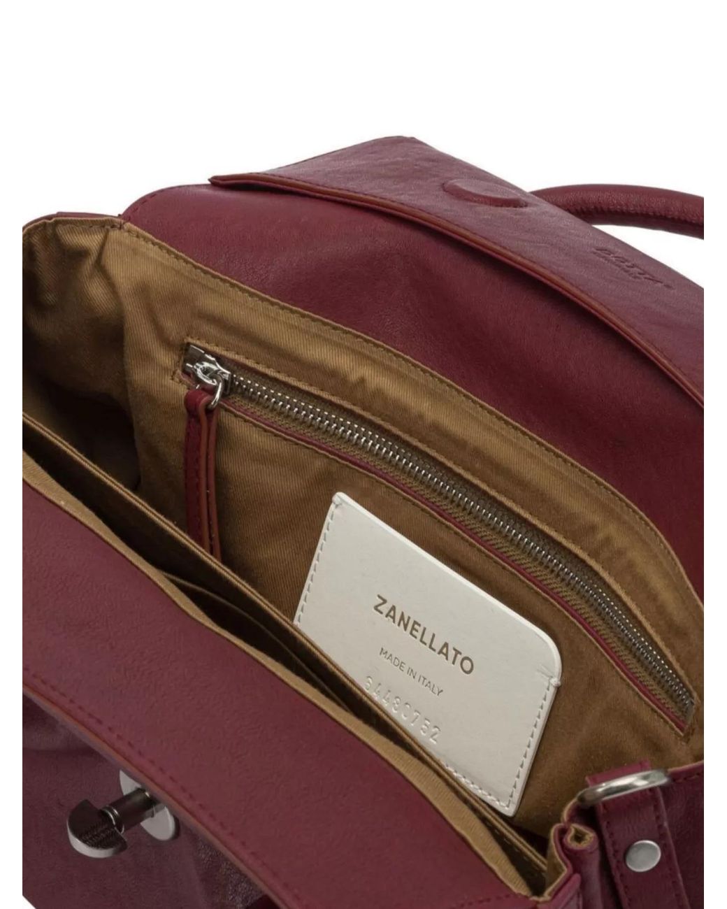 Zanellato Red Leather Shoulder Bag