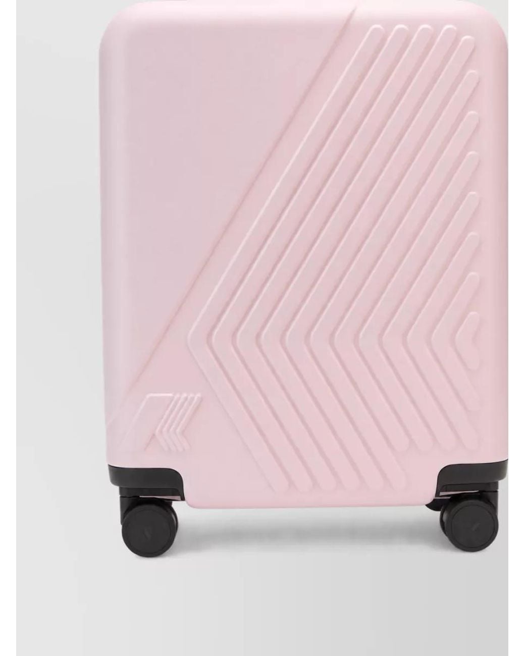 K-Way Pink Small Trolley Suitcase for men
