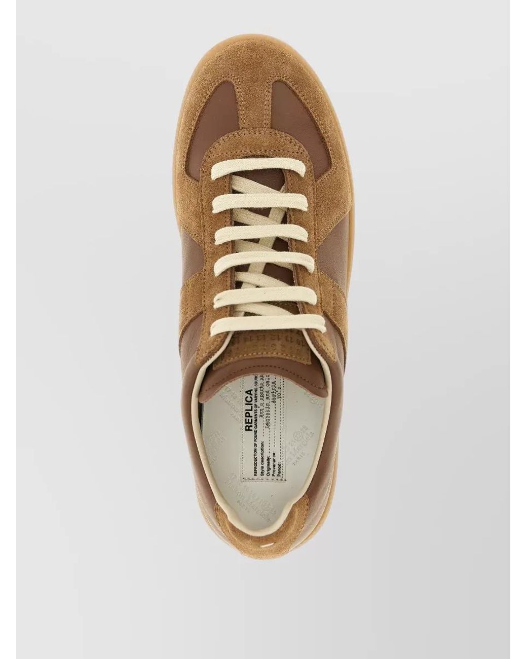 Maison Margiela Multicolor Leather Low-Top Sneakers for men