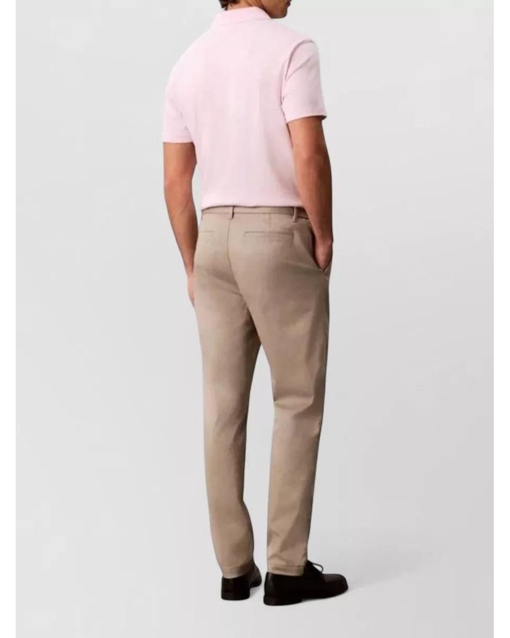 Calvin Klein Natural Tapered Chinos for men