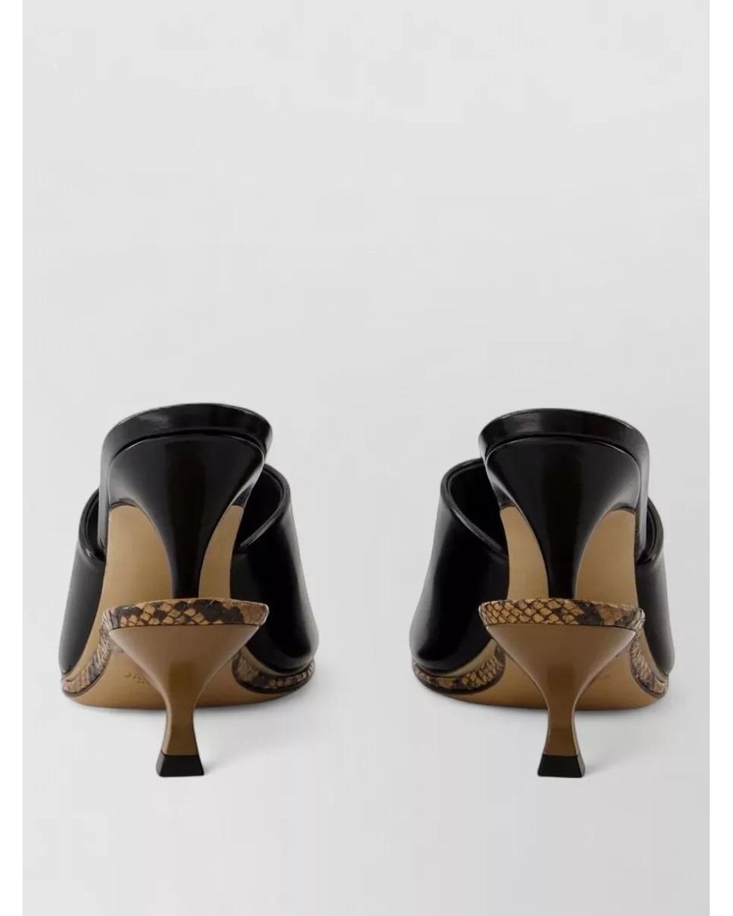 Jacquemus Black Les Doubles Mules Sandals