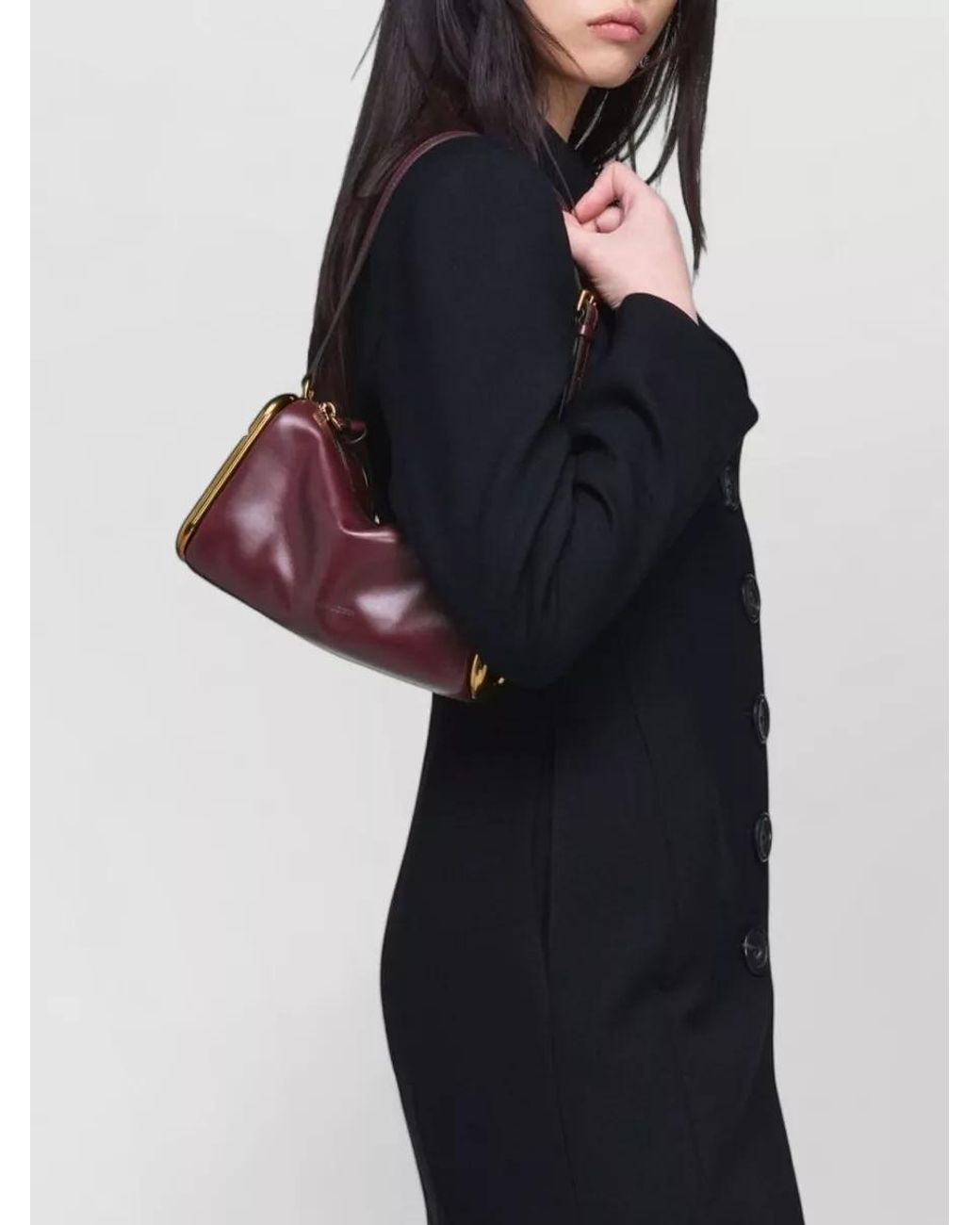 Marc Jacobs Purple Small Leather Shoulder Bag