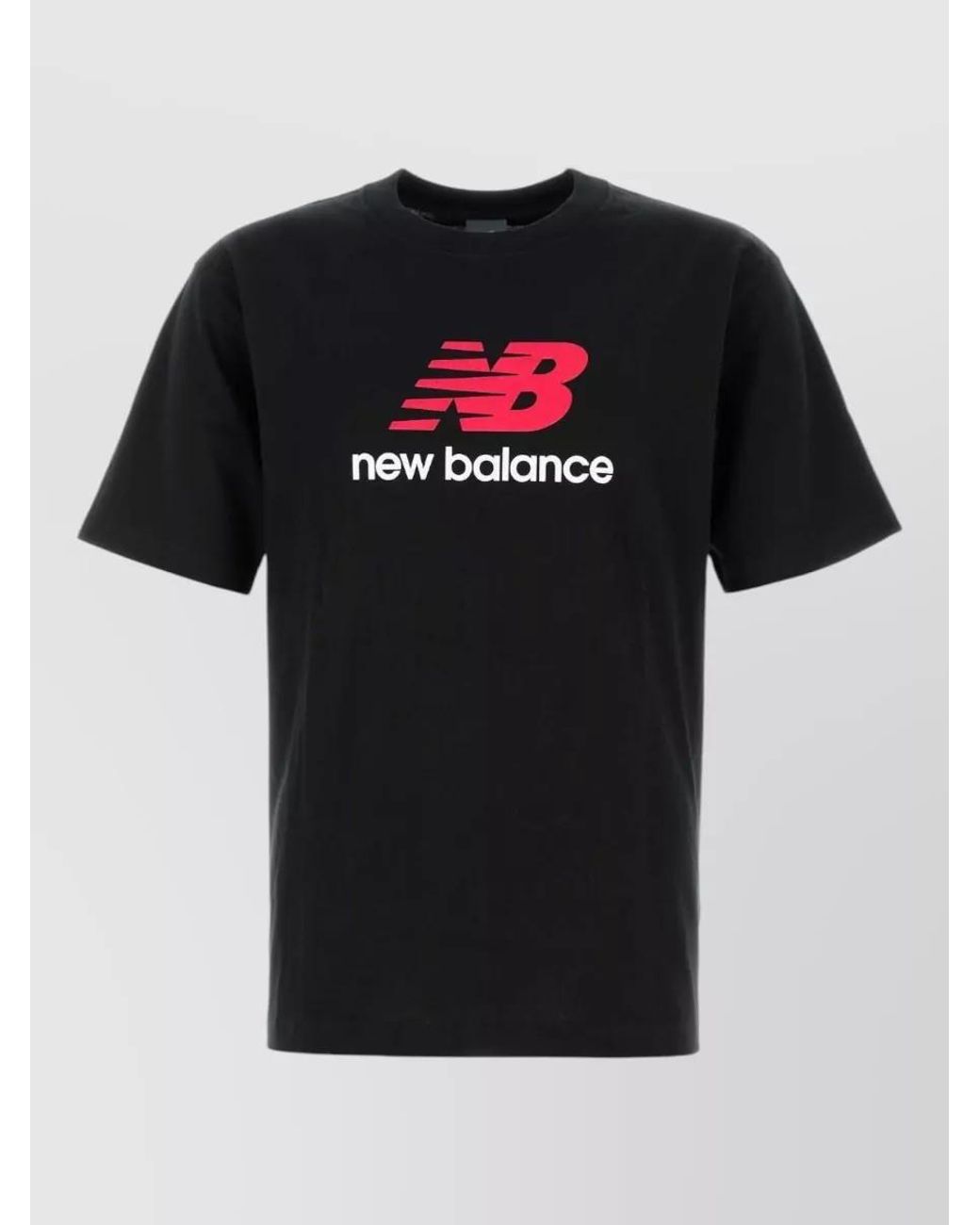 New Balance Black Cotton T-Shirt for men