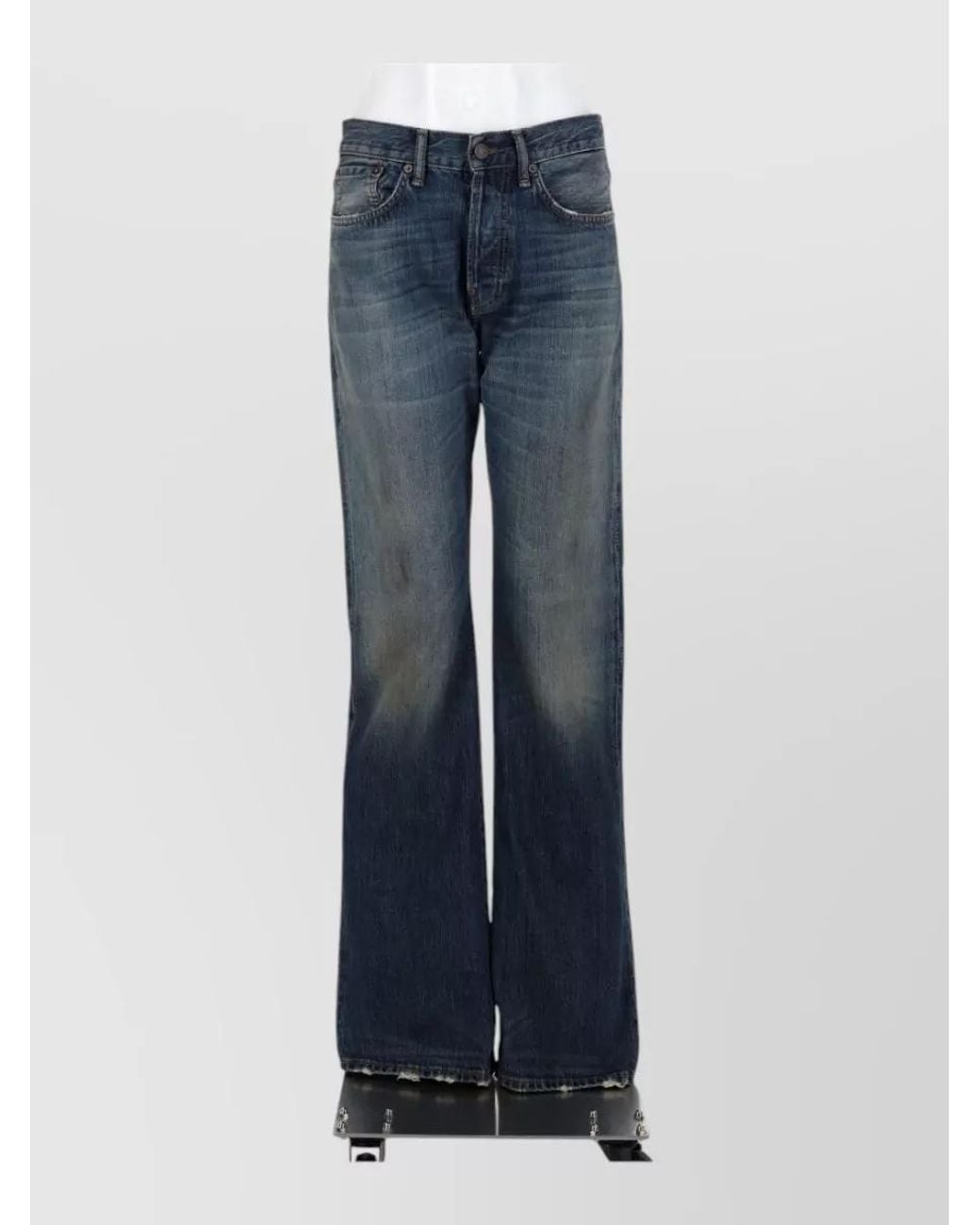 Acne Blue Regular-Fit Denim Jeans