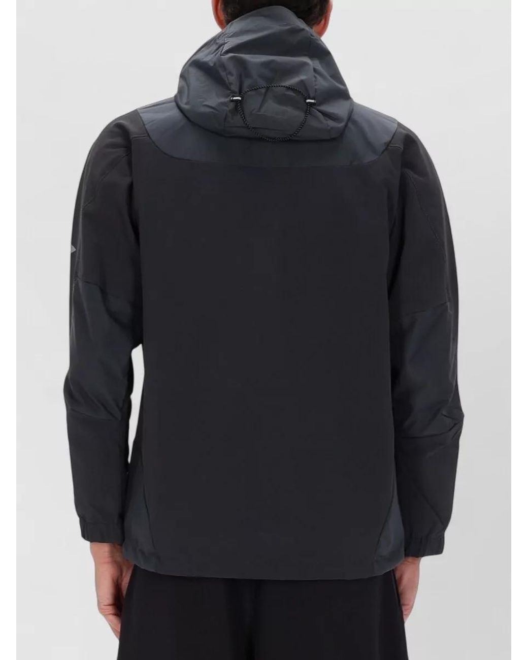 And Wander Blue Nylon Hooded Jacket for men