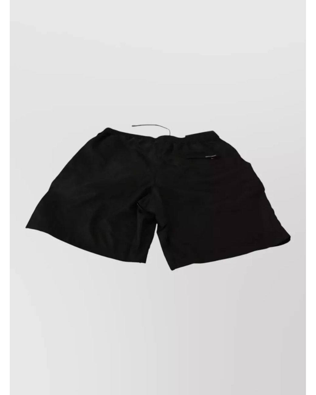 Dolce & Gabbana Black Floral-Print Deck Shorts for men
