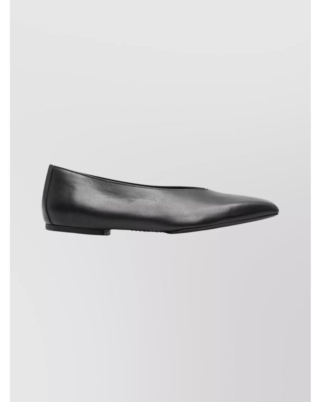 Rick Owens Multicolor Leather Square-Toe Ballerina Flats