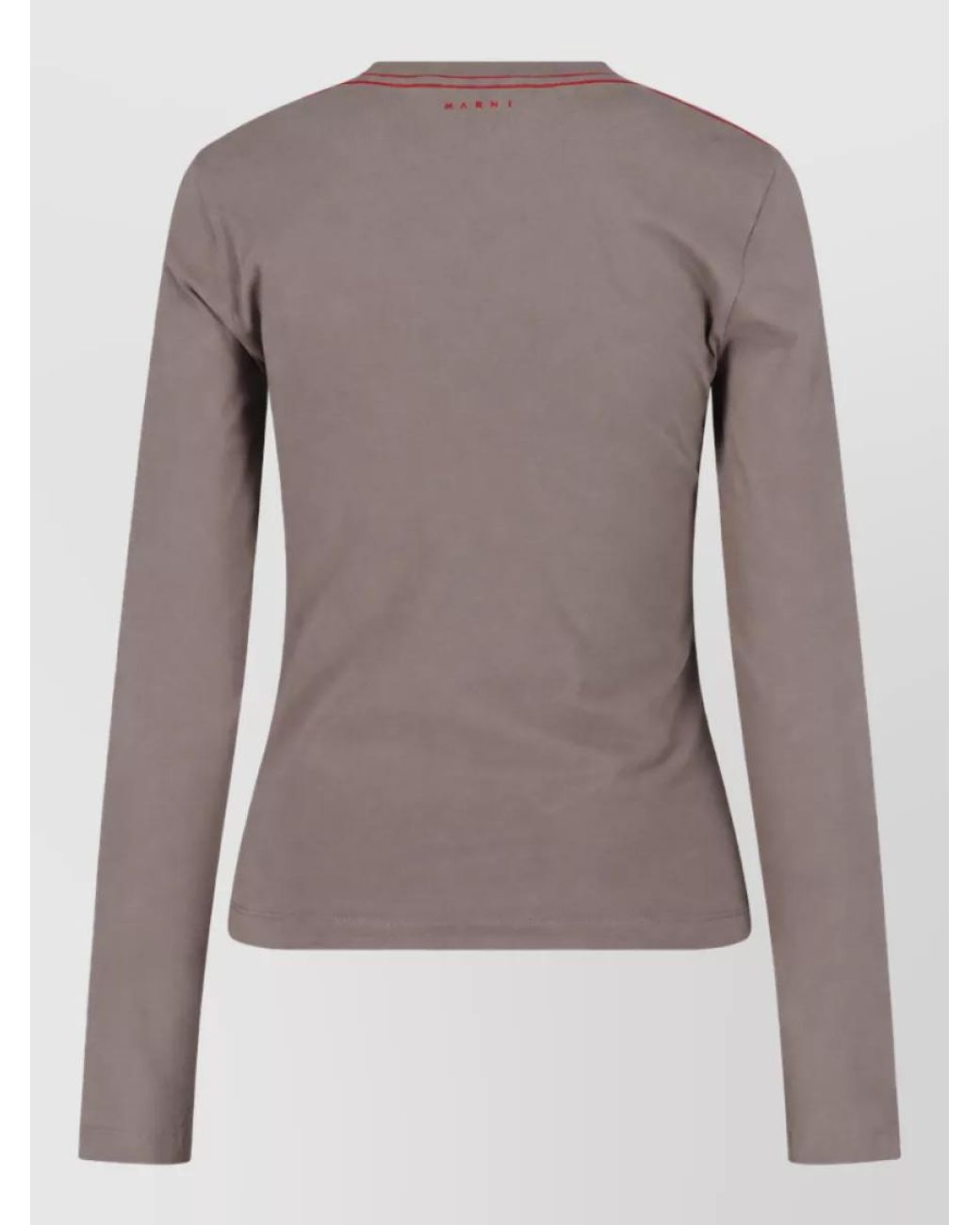 Marni Gray Short Sleeve T-Shirt