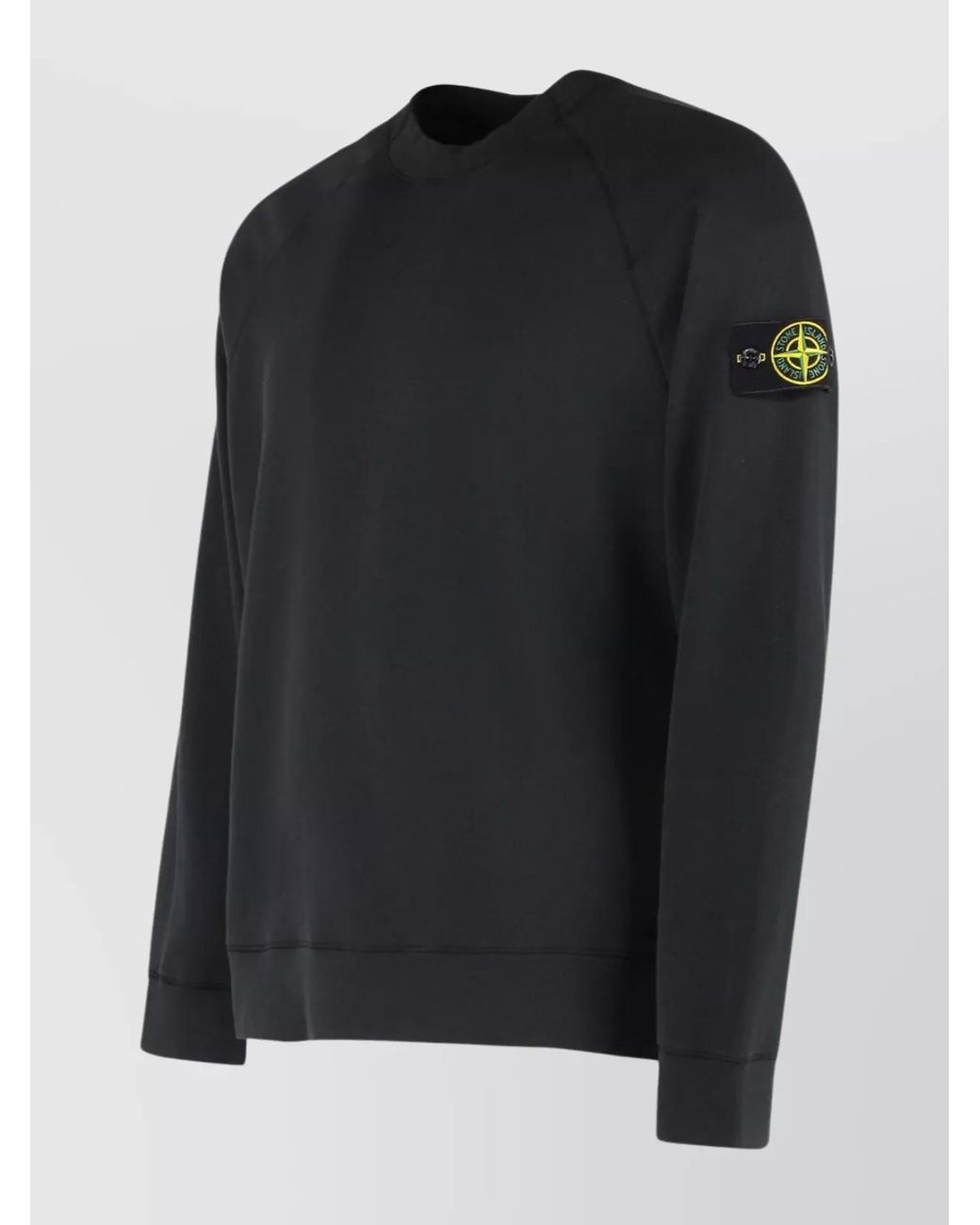 Stone Island Blue Cotton Hoodie for men