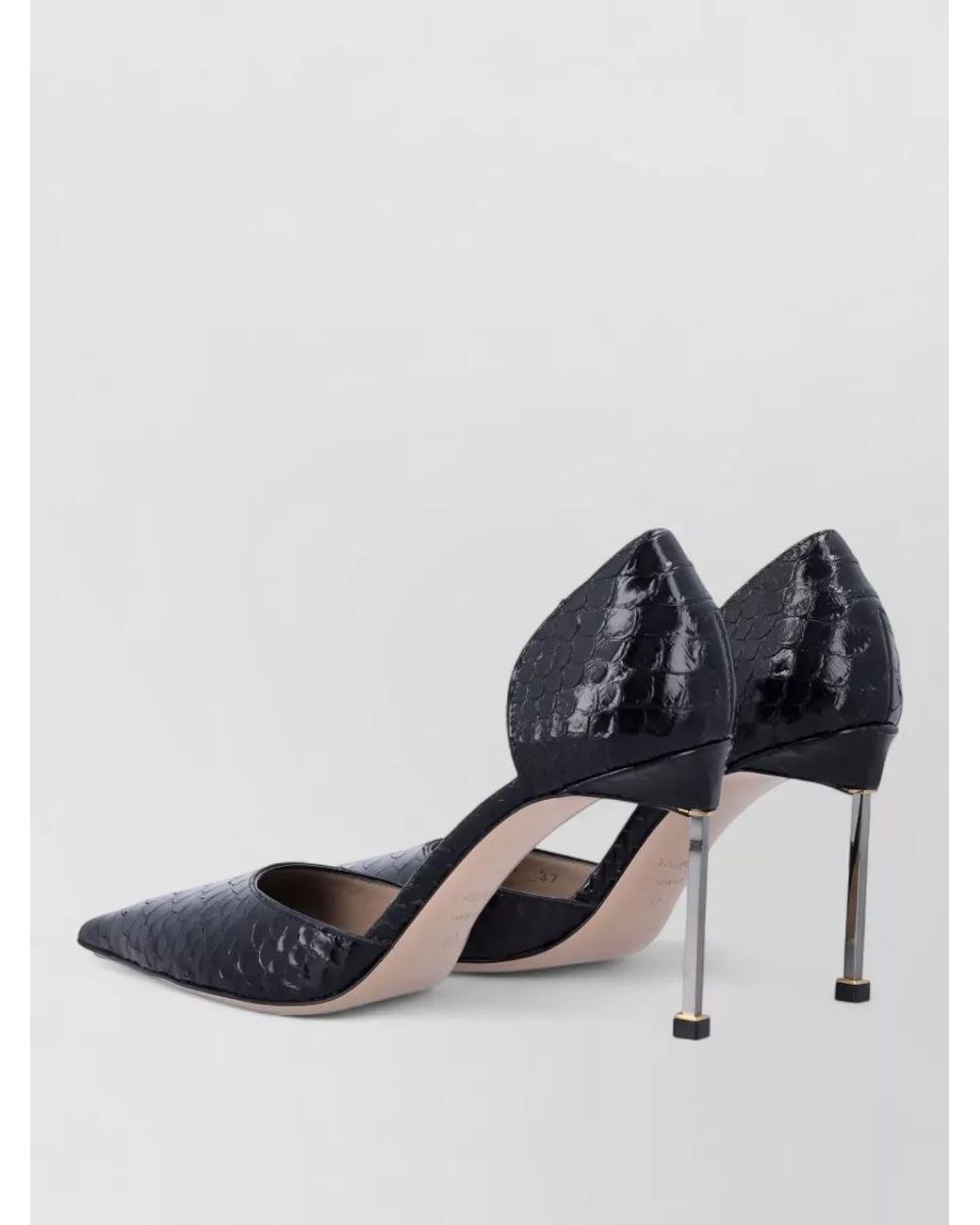 Tom Ford Blue Leather D'Orsay Pumps