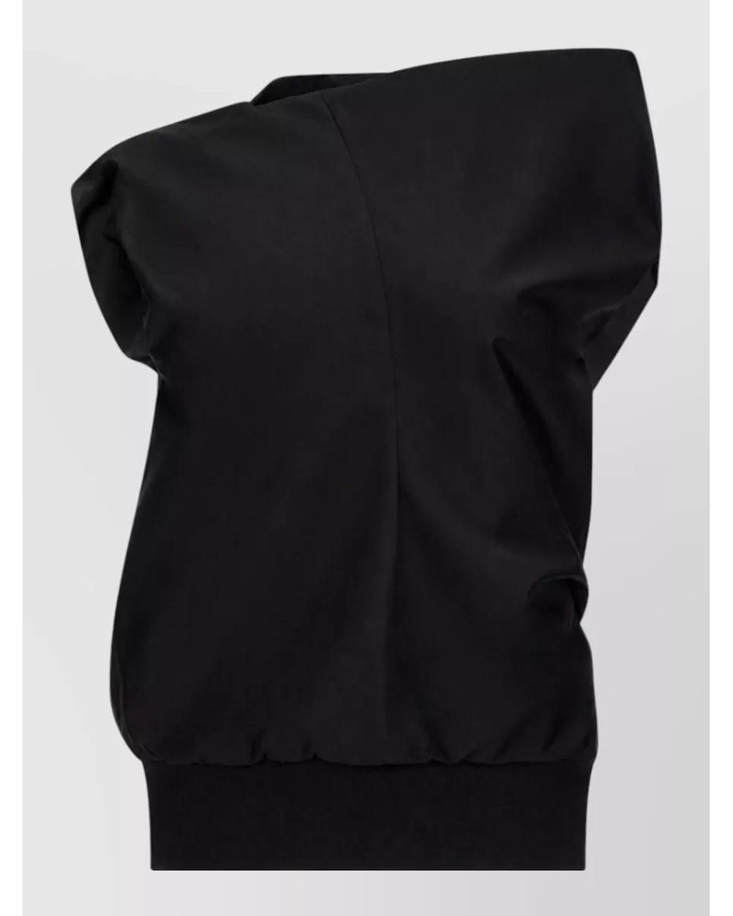 Sacai Black Asymmetric Blazer