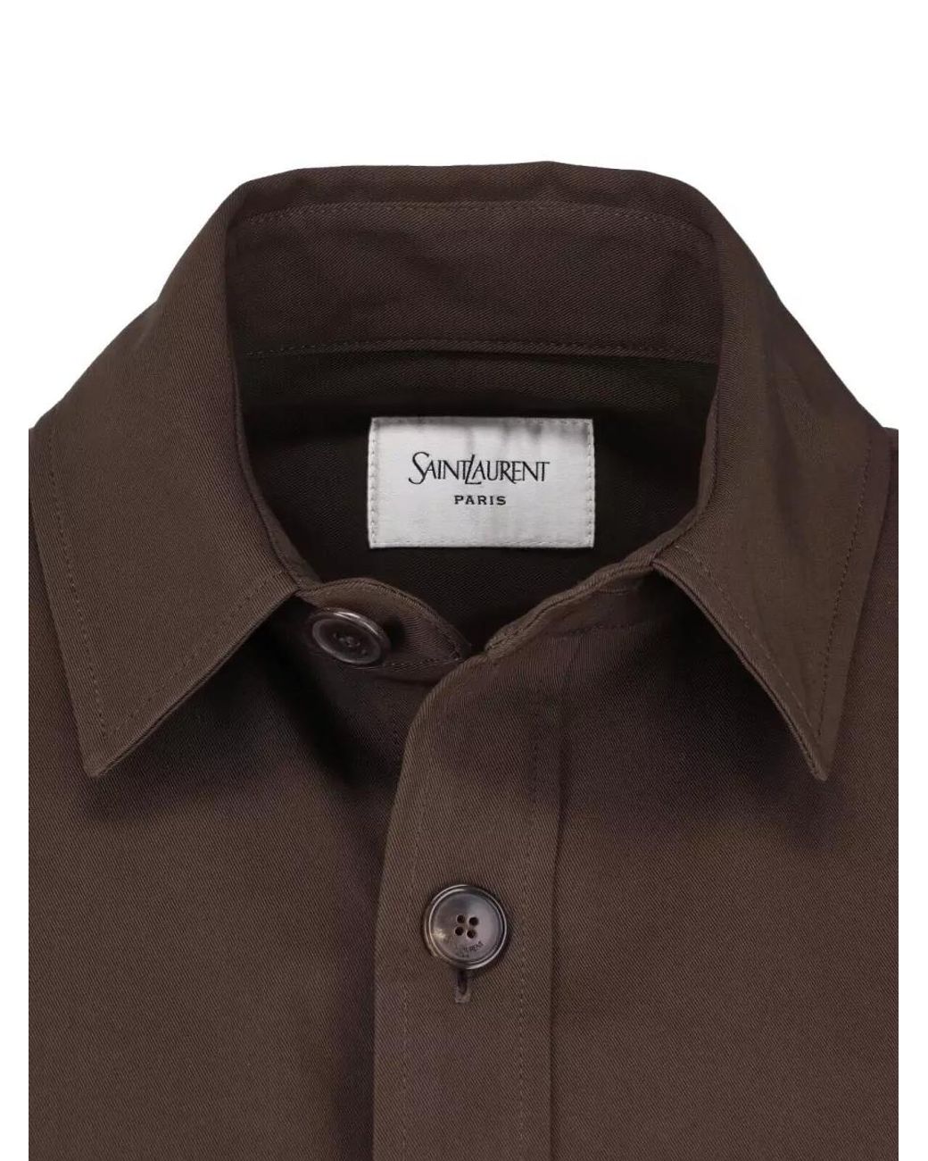 Saint Laurent Brown Fitted Jacket